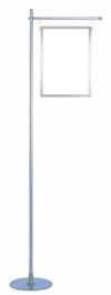 Galgeplakatstander - 1 udh�ng - A3 Alu Profilramme