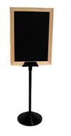 Komplet Skiltestander m. b�getr�ramme v�lg mellem A5 - A4 - A3